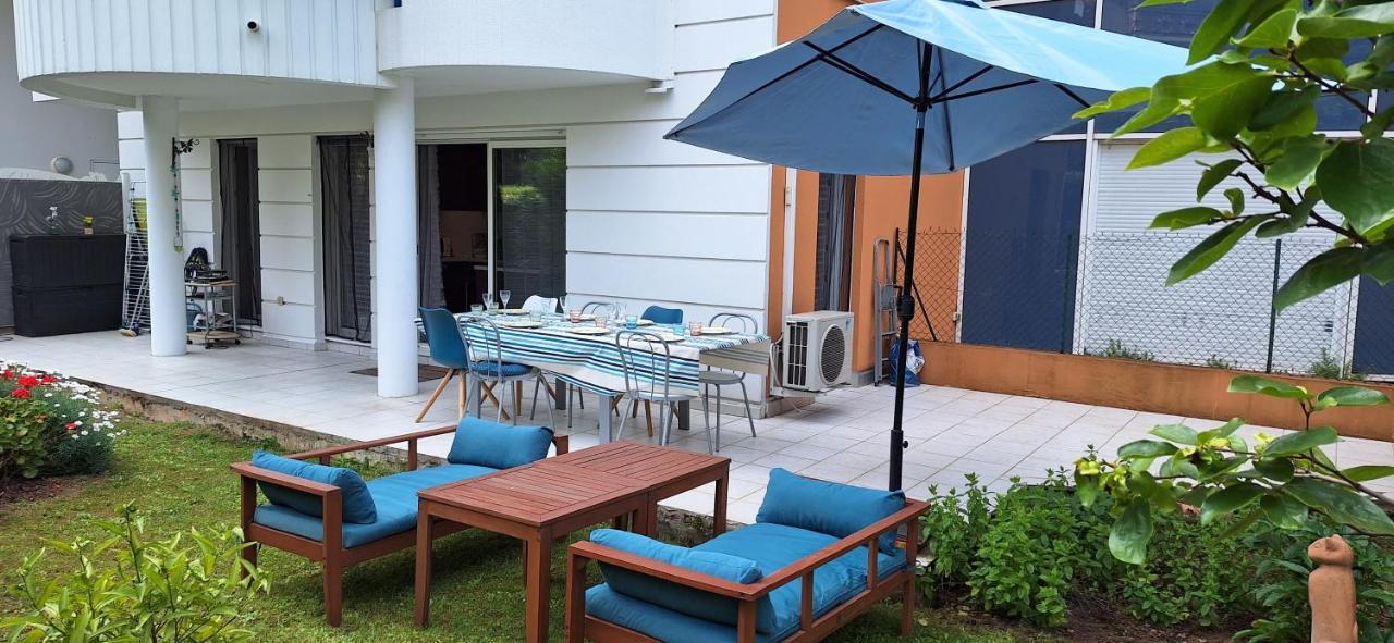 Charmant Appartement Residentiel Avec Terrasse, Jardin Privatif Et Piscine A Cannes Exterior photo
